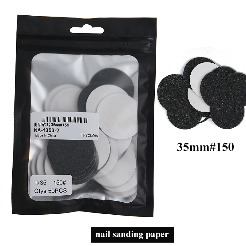 20/25/35mm Stainless Steel Nail Sanding Paper Disc for Foot Dead Skin Calluse Remove 3/32" Round Metal Disk Pedicure Accessories: Orange