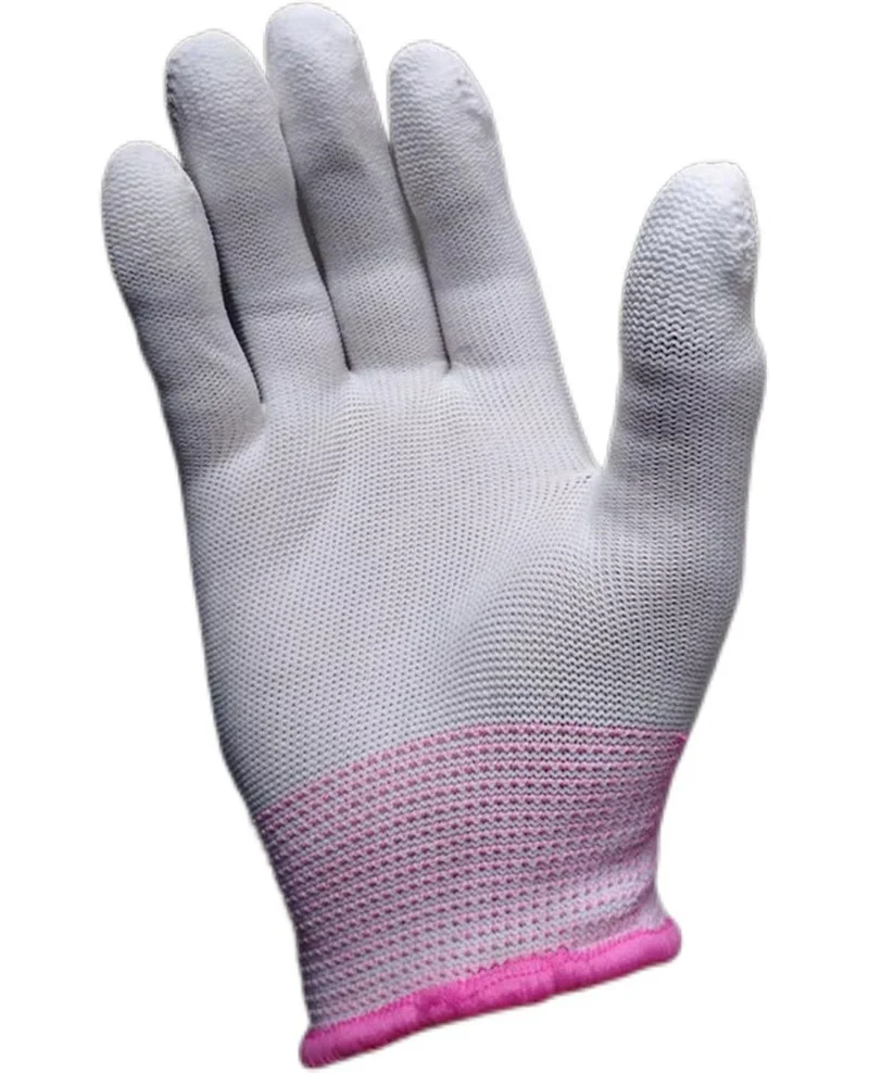 2 pares de guantes antiestáticos antideslizantes para PC, ordenador, reparación de teléfono, guantes de trabajo electrónicos de punto: 2
