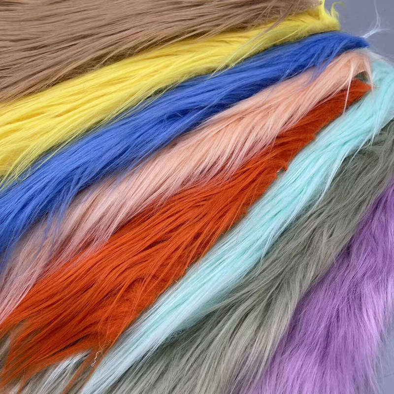 25x45cm 8cm stapel namaakbont stof patchwork naaimateriaal voor doe-het-zelf pluche poppen ambachten baard haar cosplay hoed kostuum stof