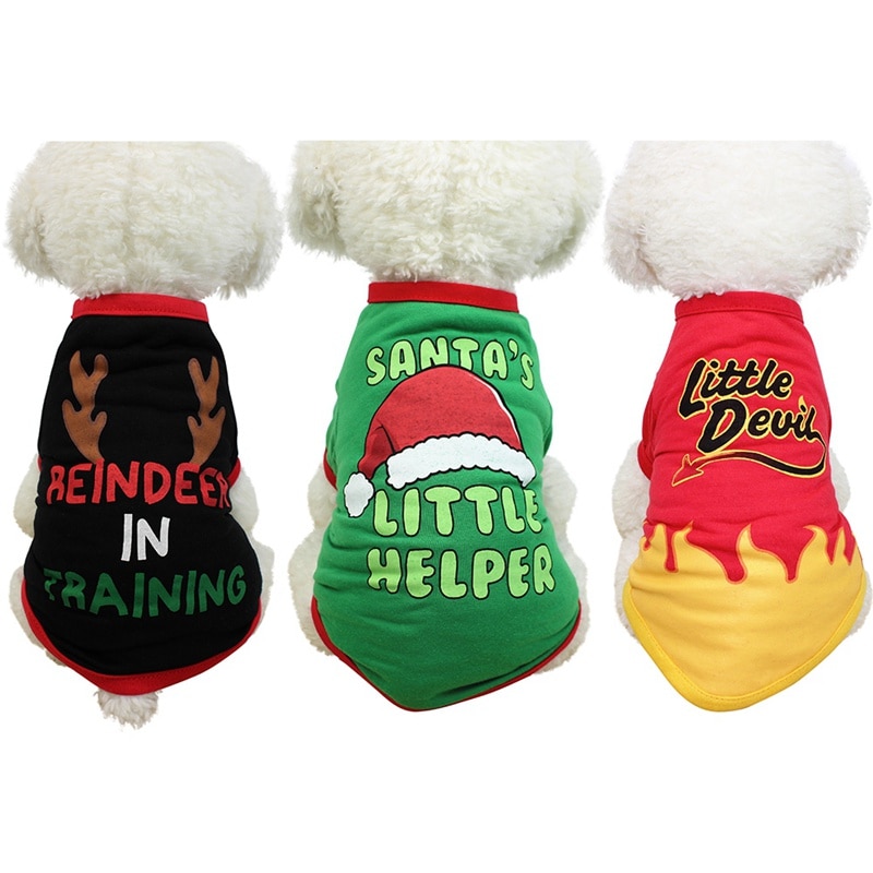 Weihnachten Hund Kleidung Chihuahua Winter Hund Weihnachten Kostüm Haustier Kleidung warm Haustier Katze Mantel Kleidung für Hunde Mäntel 1
