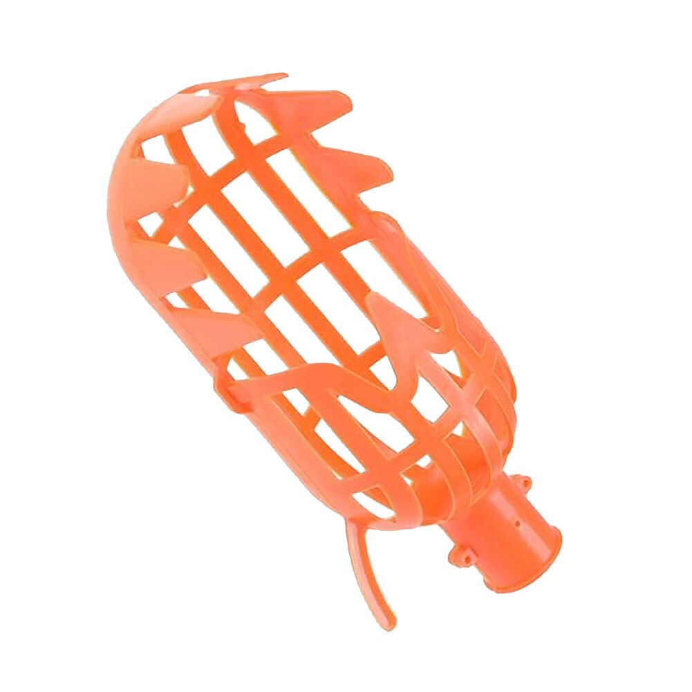 Fruit Tree Plastic Fruit Picker Catcher Fruit Picking Tool Gardening Farm Garden Hardware Picking Device Garden Greenhouses Tool: orange