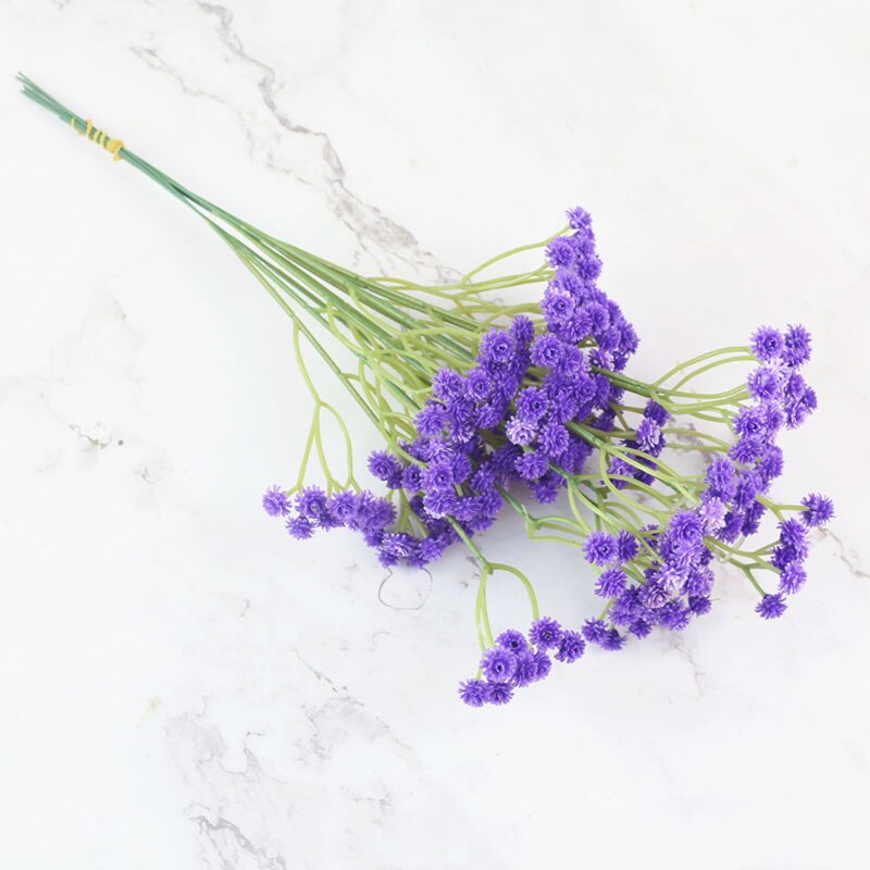 90 têtes fleurs artificielles faux bébé souffle gypsophile décoration de mariage anniversaire bricolage Photo accessoires fleur têtes branche: 2