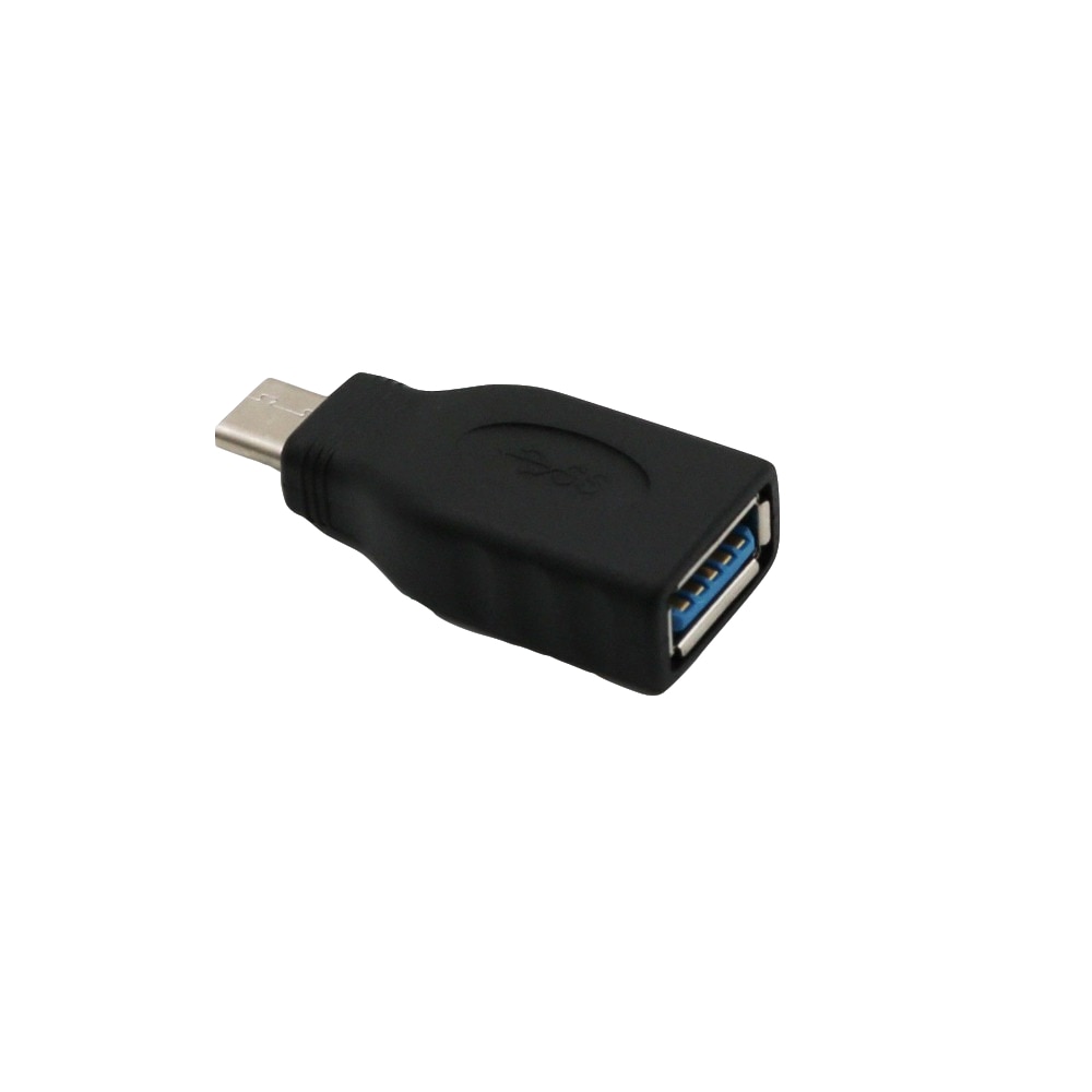 1pc USB 3.0 EEN Vrouwelijke Jack naar USB 3.1 Type C Male Plug Sync Data Voeding Adapter Converter rechte Zwarte