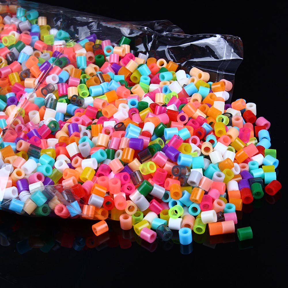 1000pcs 5mm/2.6mm EVA Hama Perler Kralen Speelgoed Kids Fun Craft DIY Handmaking Zekering Kraal Multicolor intelligentie Educatief Speelgoed