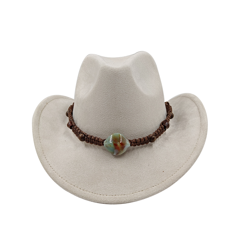 Cappello da cowboy viola nuovi accessori per cappelli da cowboy cappello da cowboy cappello in materiale scamosciato nuovo cappello da cavaliere da uomo e da donna tutto'aperto