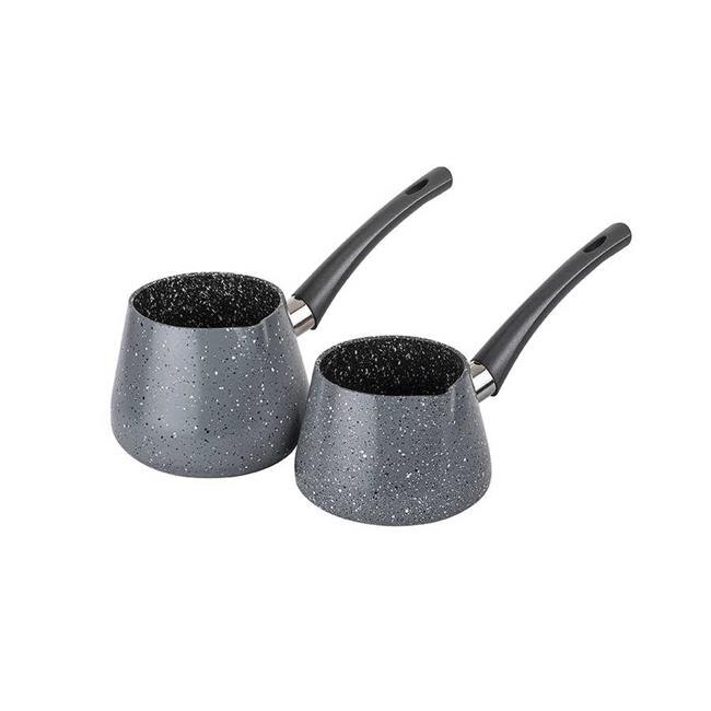 Tantiton 2 -delige grijs granieten koffiepotset