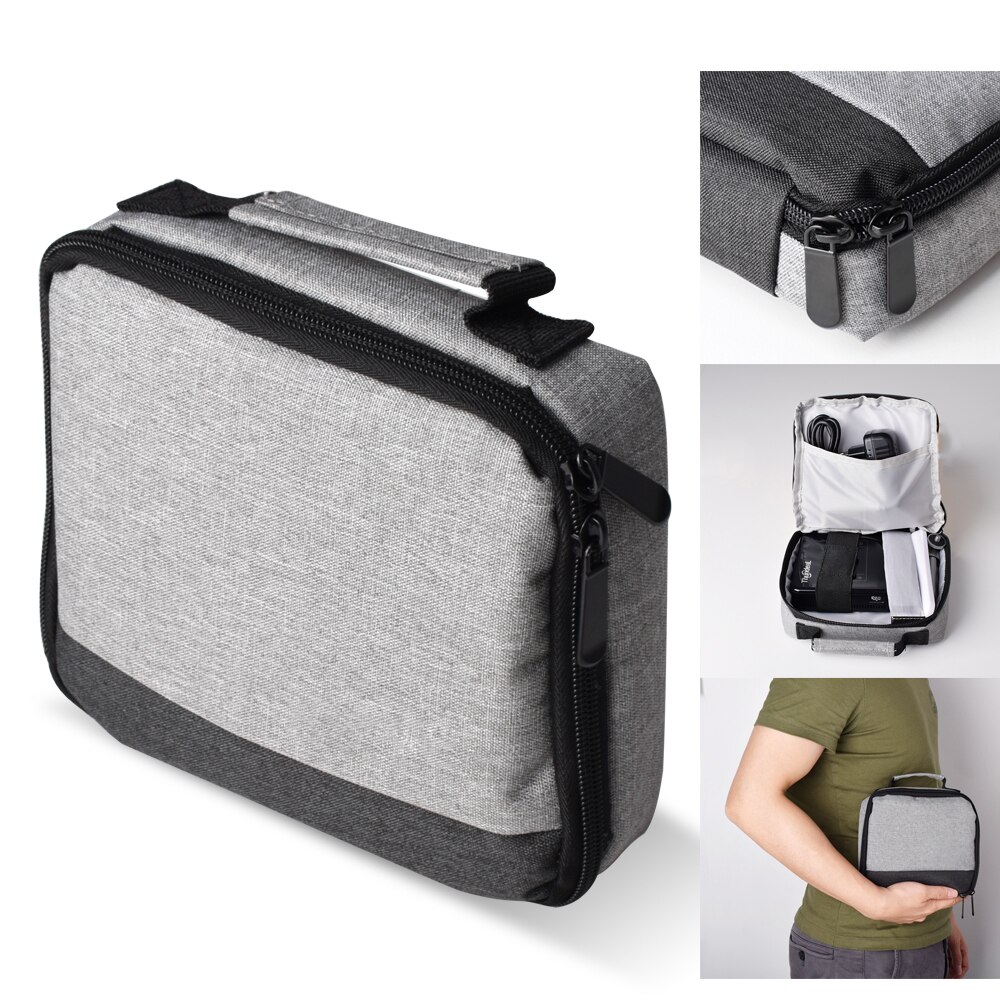 Rigal Draagbare DLP Projector Tas RD606 RD605 RD603 Projector Travel Case Hard Carrying Cover Beamer Tas Beschermende Draagtas: Default Title