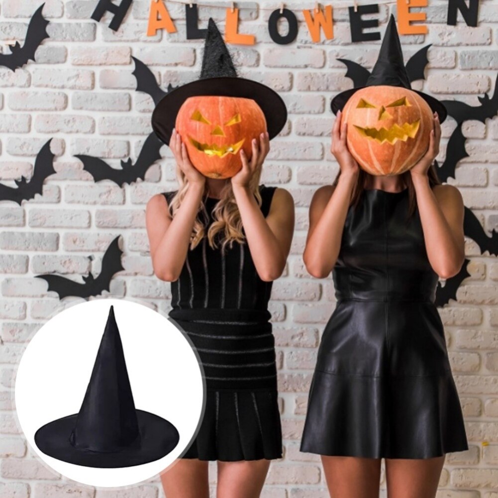 IWTBNOA Heksen tovenaarscape, kinderHalloweenkostuum met hoed, Wizard Cape Witch cape, tovenaarscape, tovercape, met pompoen snoepzak voor kinderen, cosplay, Halloween, carnaval