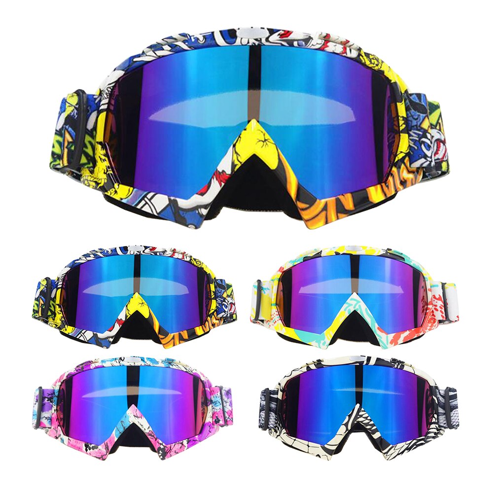 Skibril UV400 Anti-Fog Unisex Dubbele Lagen Sneeuwscooter Brillen Buitensporten Winddicht Snowboard Bril