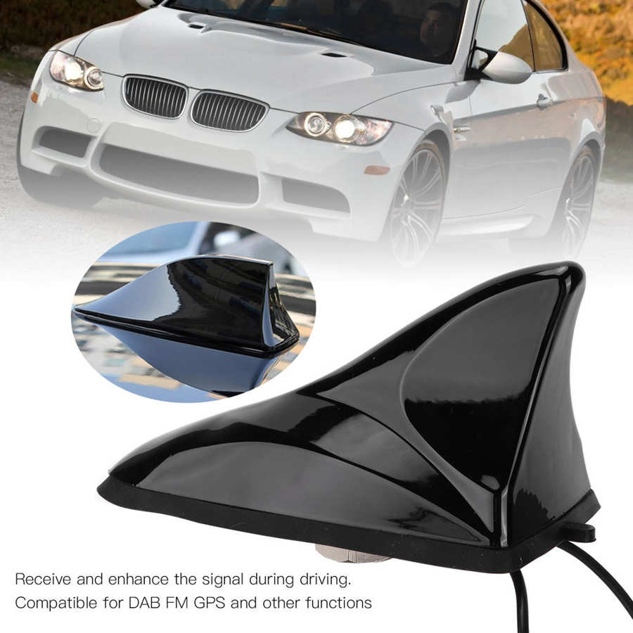 Antenne requin DAB FM, fonction GPS, Signal aérien pour voiture, TV numérique, décodeur