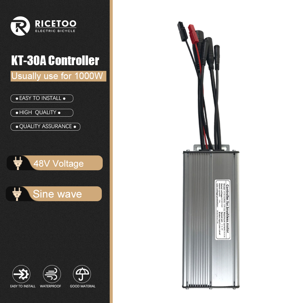 250w-3000w sähköpyörän ohjainta  kt 15a-50a siniaalto-kanttiaalto-ohjainta harjattoman moottorin polkupyörän lisävarusteita