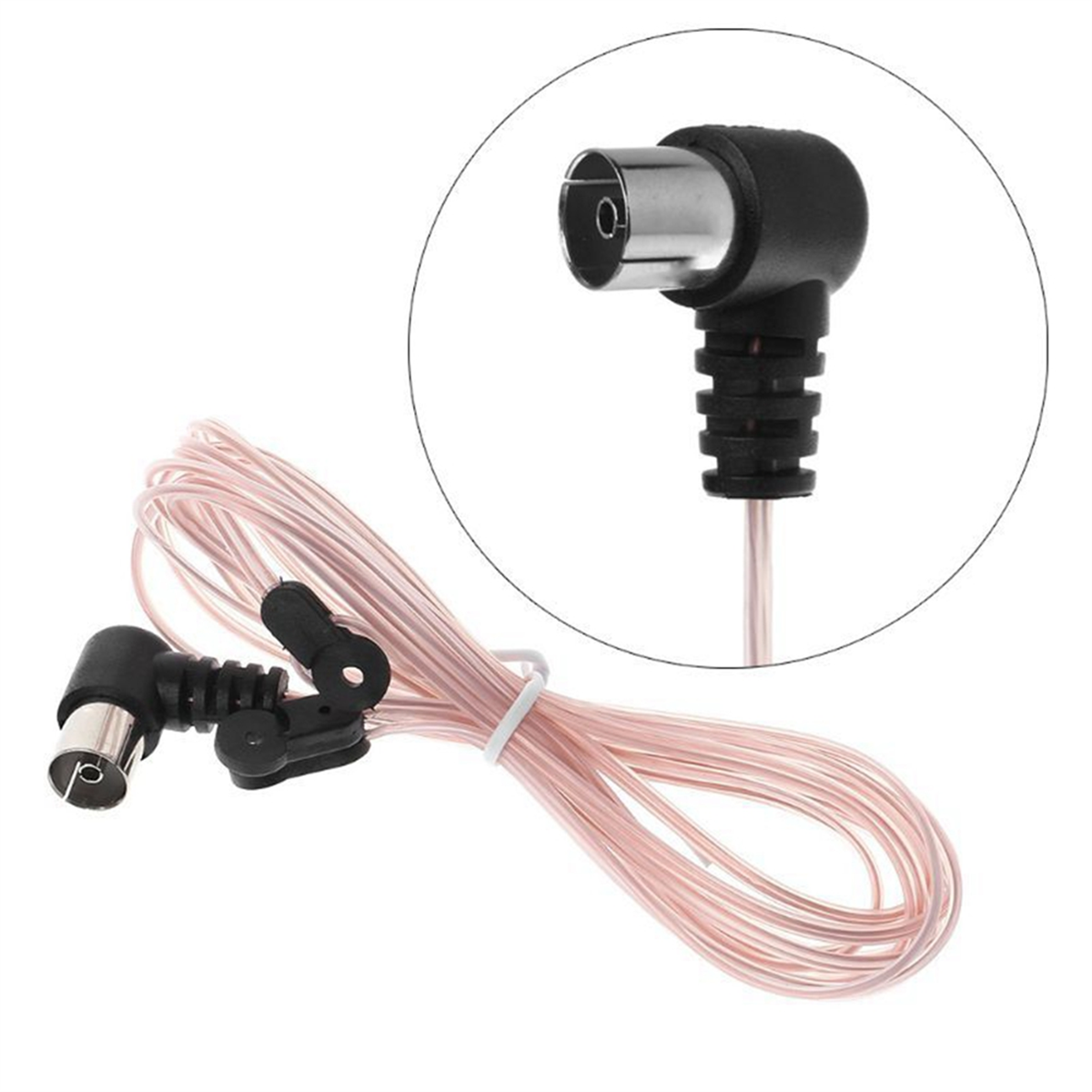 ABAC-Nova antena aérea de rádio FM interna HiFi 75 Ohm Receptor de home theater Antenas FM