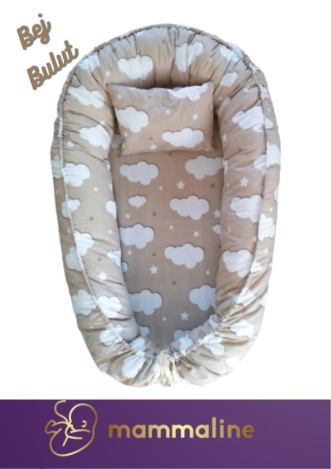 R for Rabbit Snuggy Cuddles Newborn Baby Bed - Anti-Roll Baby Nest - 100% Cotton Breathable Lounger main image 0