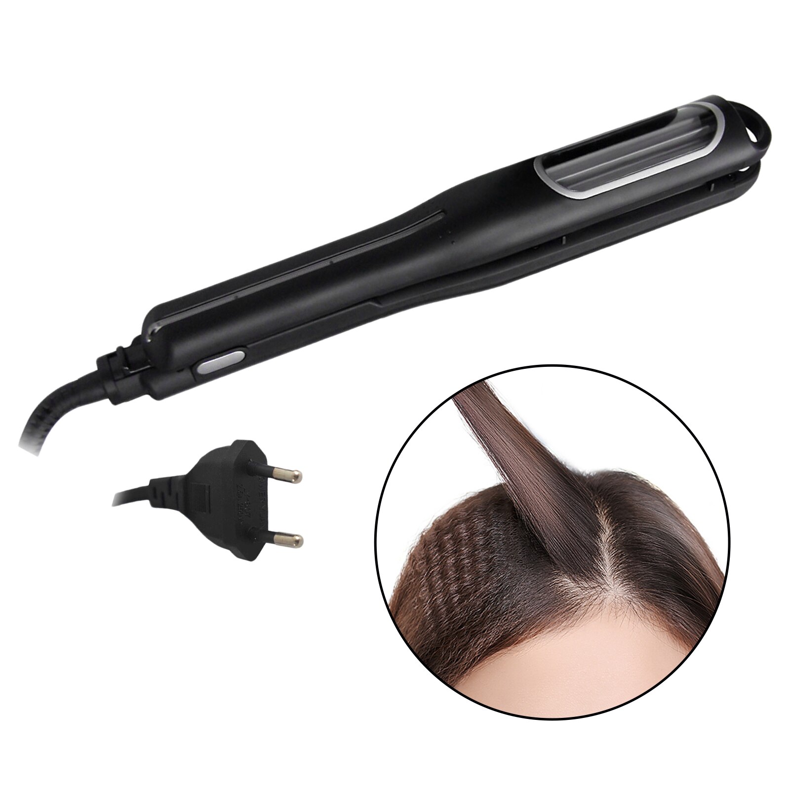 Automatic Hair Curling Iron Corn Plate Curler w/ LED Light