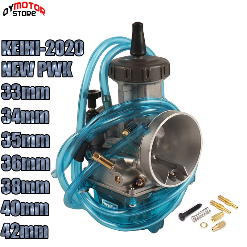 Carburador PWK para moto de cross, piezas para Kawasaki KDX200, KX125, KX250, Suzuki RM125, RM250, 38mm, 35mm, 40mm, 42mm, 36mm, 33mm, 34mm