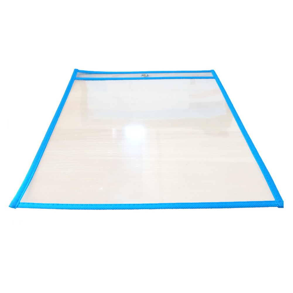 10x14 inch Dry Erase Pockets Worksheet Sleeve Ticket Holder Mixed Colors 20 Pack Drawing Board Dry Brush Bag File Pocket