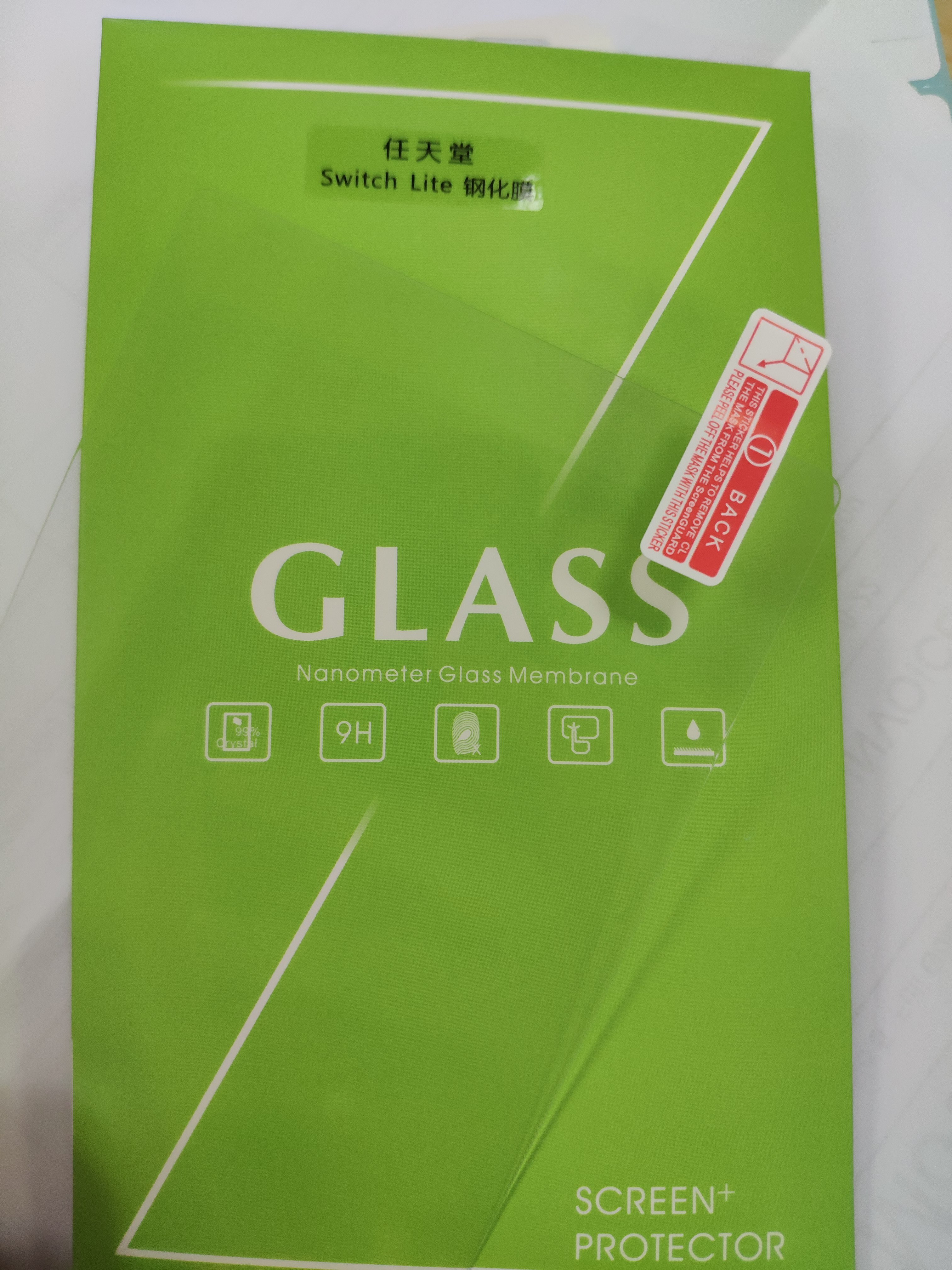 20pcs Clear Anti-Kras Gehard Glas Film voor Nintend schakelaar Lite Console LCD Screen Protector Guard