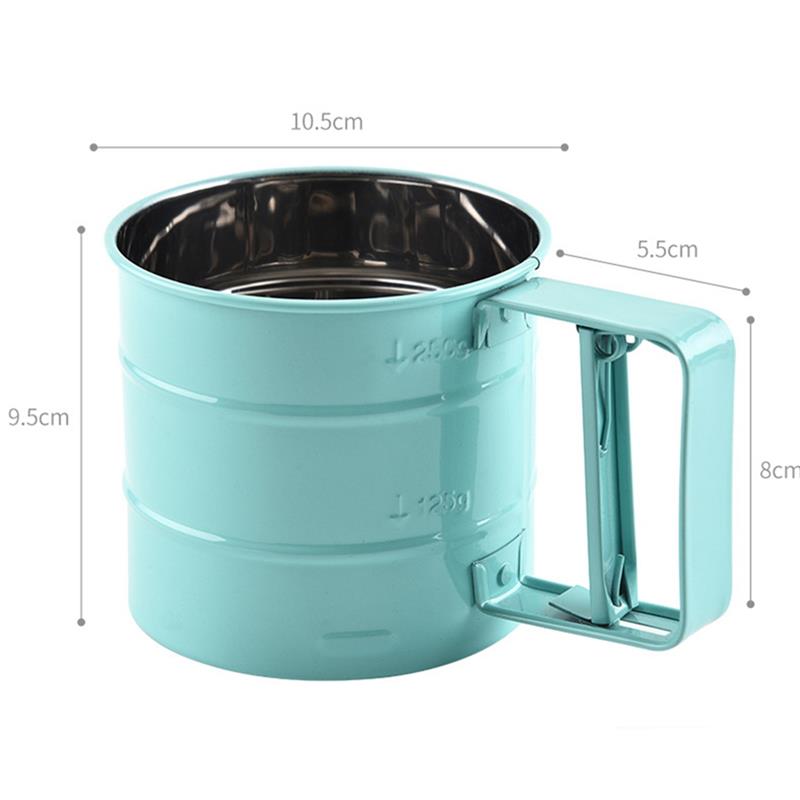 Kapmore 1 Pc Zeefje Creatieve Handmatige Roestvrij Staal Meel Zeef Bakken Tool Mesh Zeef Bakken Tools Voor Keuken