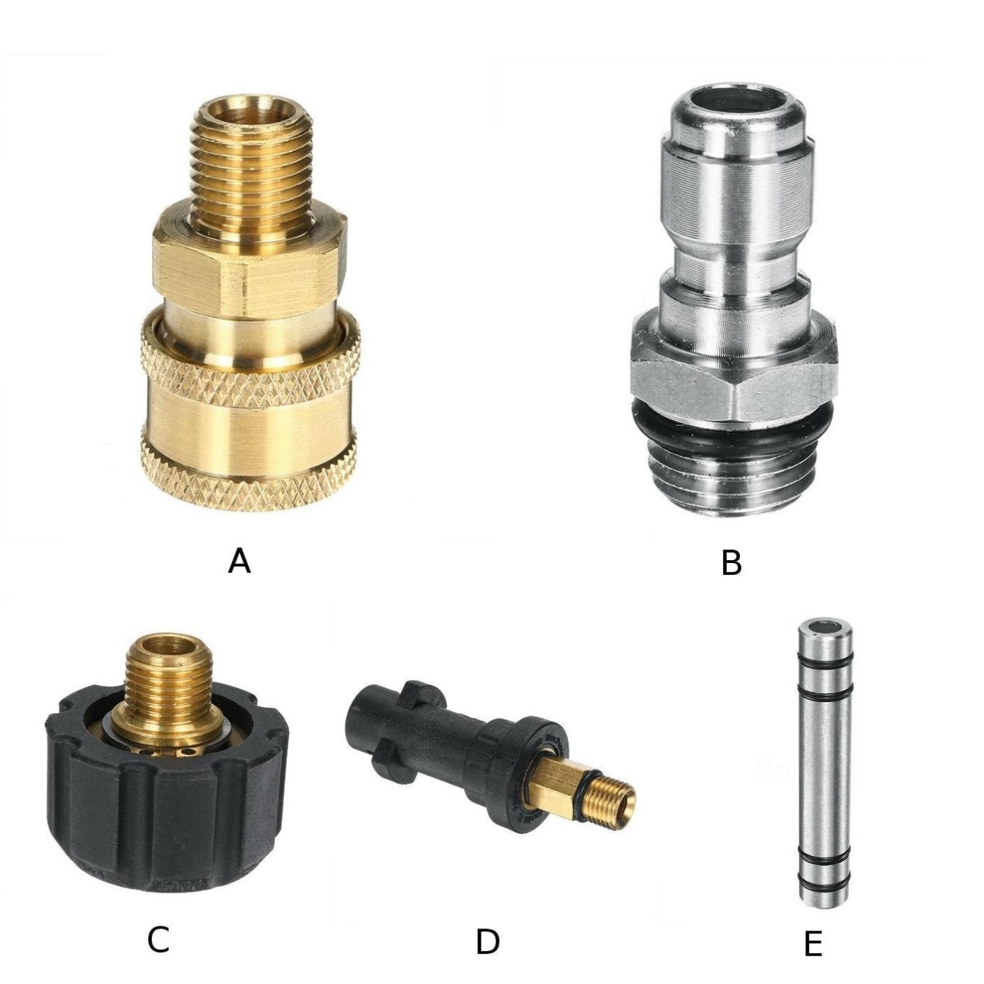 För karcher k  m22 adapter 1/4 in slang snabbkoppling lans sprutrör