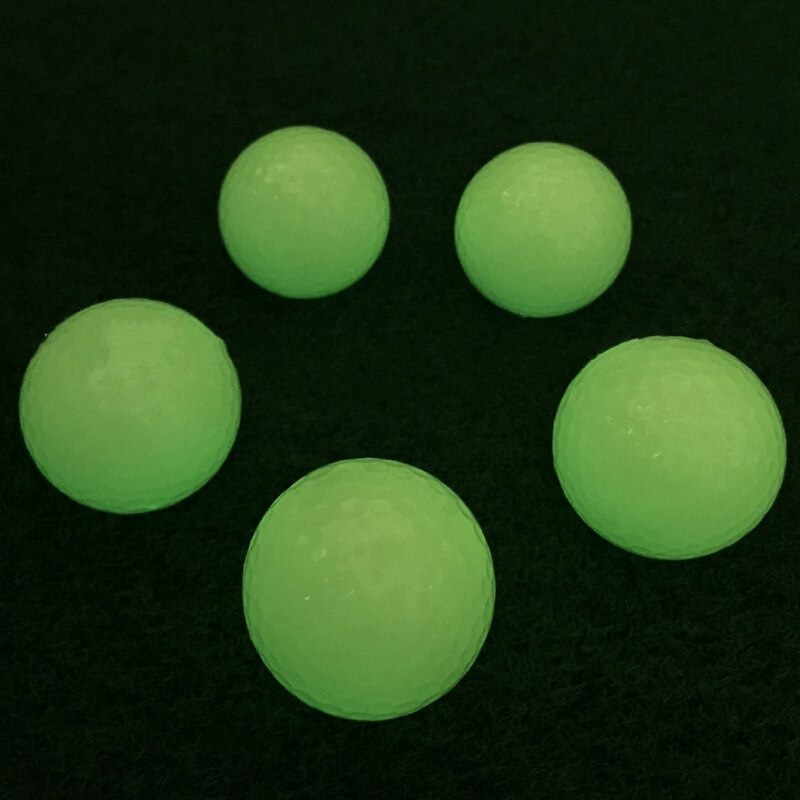 Glowing Golf Ball Bright Glowing Ball Luminous Ball Golf Ball Golf Evening Supplies