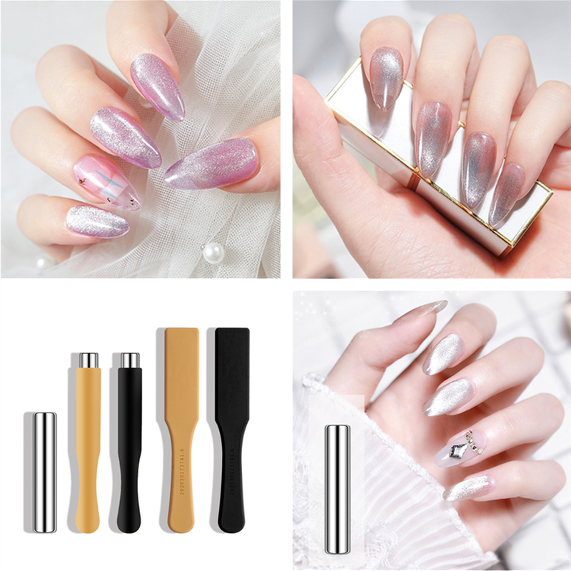 1 Pc Silicone Magnet Stick Strong Effect Magetic Board for 9D Magnetic UV Gel Polish 3D Line Strip Multi-function Nail Tools