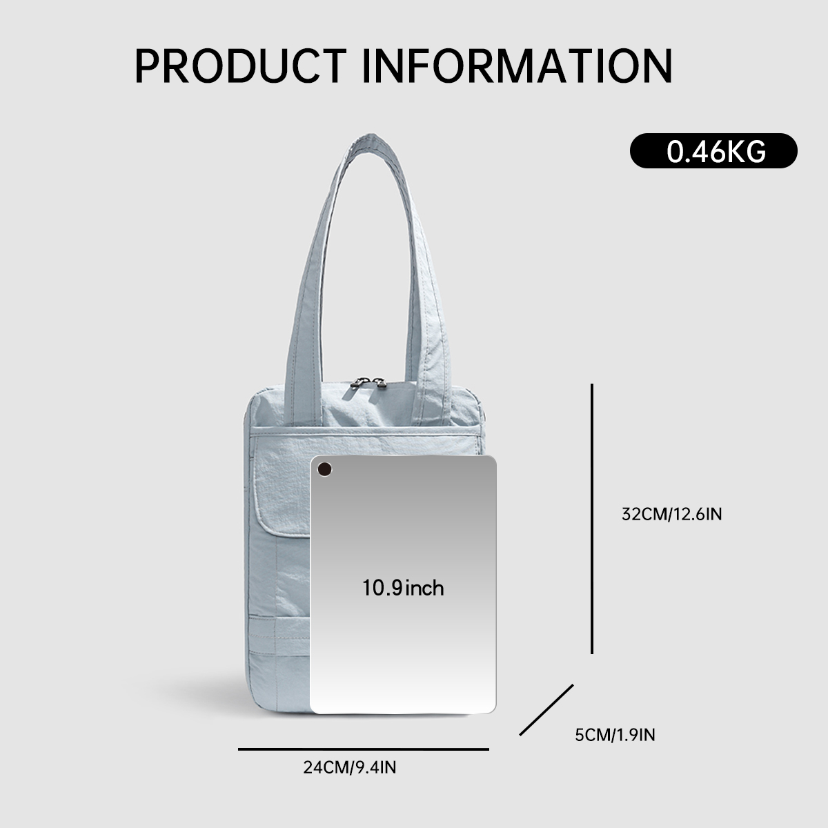 Schoudertas Multifunctionele draagtas Eenvoudige forens iPad Beschermende tas Laptoptas Notebookvoeringtas voor dames