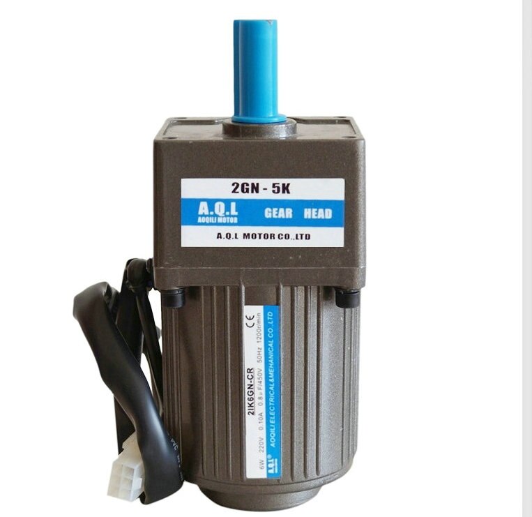 AC motor 220V 6W small gear motor speed motor micro motor gearbox 3