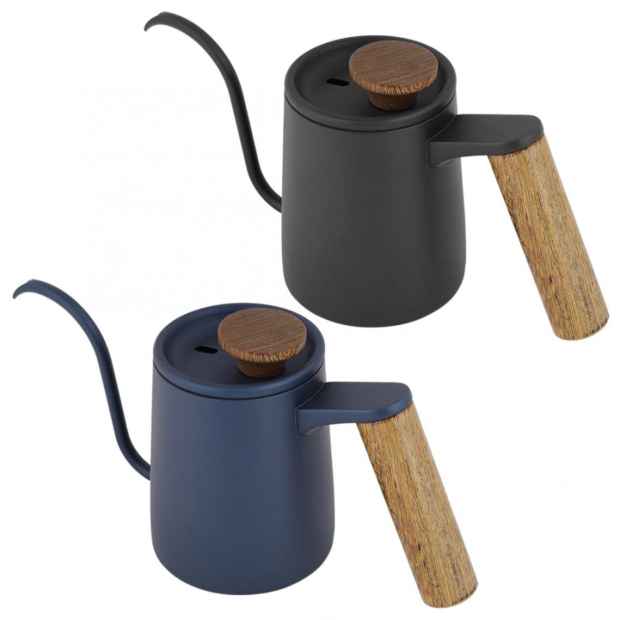 350ml Coffee Pot Teapot Drip Coffee Pot Stainless Steel Handle Drip Coffee Pot Long Gooseneck Spout Kettle Prensa