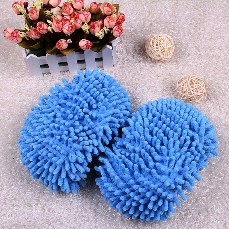 Limpador de assoalho de microfibra, pantufa preguiçosa para limpar sapatos, pano espanador, 1 peça