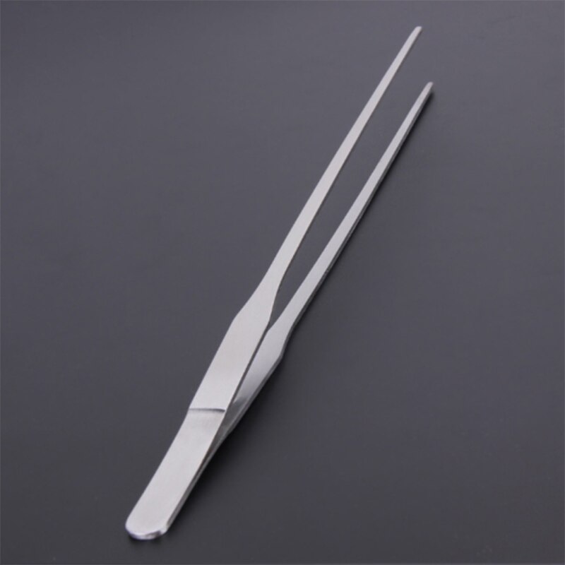 27Cm 38Cm Rvs Gebogen Aquarium Pincet Aquarium Planten Pincet Straight Fish Tank Cleaner Aquarium Accessoires: Straight  Tweezer / 27cm