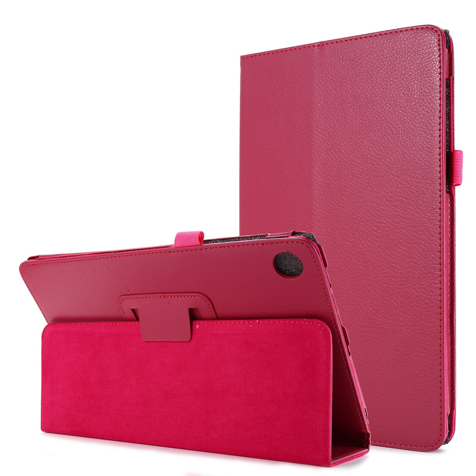 for Lenovo Tab M10 FHD Plus Tablet Case for 10.3Inch TB-X606F Tablet PC Folding Folio Case Protective Cover Protetor Stand: Watermelon Red