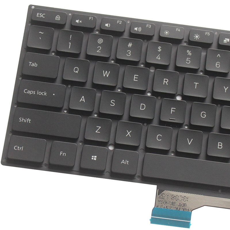 Clavier rétro-éclairé pour ordinateur portable Xiaomi MI Air, 15.6 pouces, anglais, US, noir