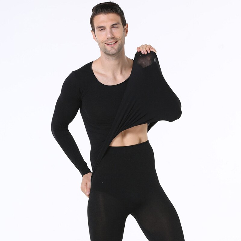 2 Piece Clothing Set Warm-Keep Winter Clothing For Male Female Warm Thermal Underwear Set Two Pieces Thermal Suit Long Johns