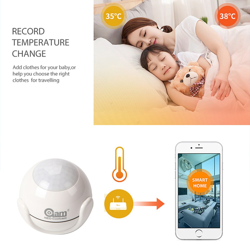 Nas -pd01z z-wave pir rörelsesensor detektor hemautomation larmsystem rörelselarm för tuya app kontroll ifttt