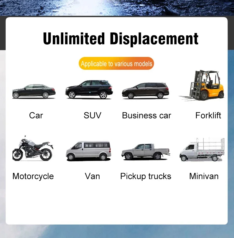 Bilstartare powerbank bärbar bilbatteristartare startanordning för 12v bilar nödstartare