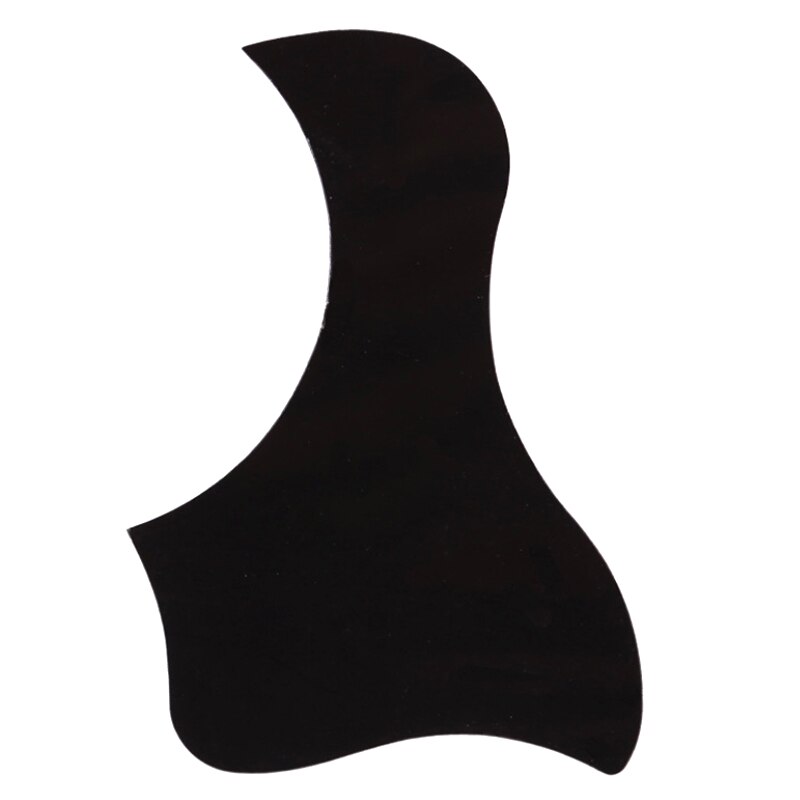 Water Bird Style Acoustic Guitar Pickguard Self-adhesive Pick Guard Sticker for 40" 41" Size Folk Guitar Guitar Accessories: Bird Black