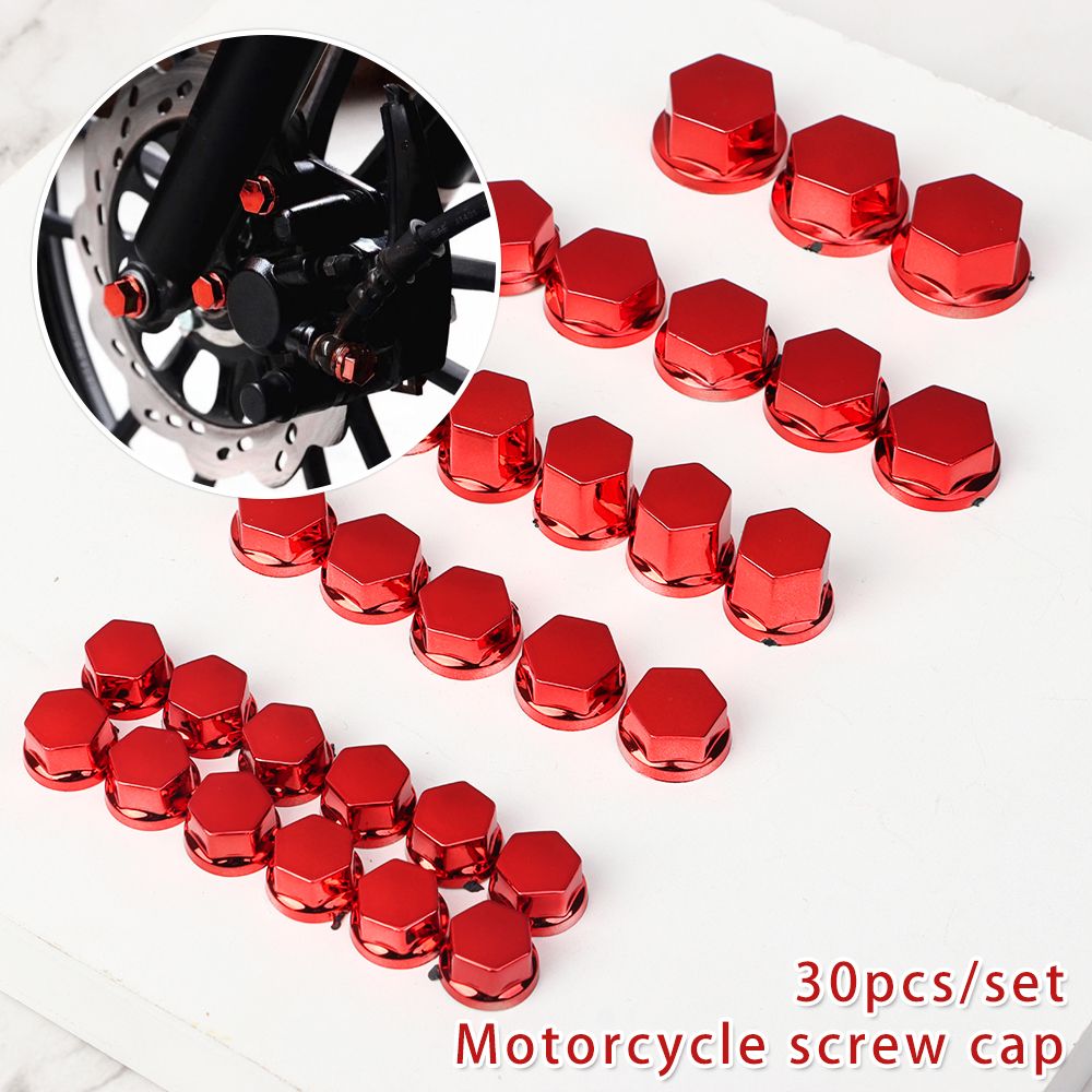 Scooters Accessoires 1.4/1.2/1/0.8Cm Gekleurde Moer Cover Motorfiets Modificatie Onderdelen Elektrische Auto Moer Schroef Cap Covers