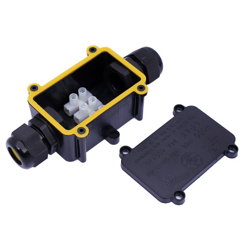 2 Pin 3 Pin T Waterproof Connector Electrical Cable Wire Connector Cable Plug Adapter Screw locking Cable Industrial AC12V 220V