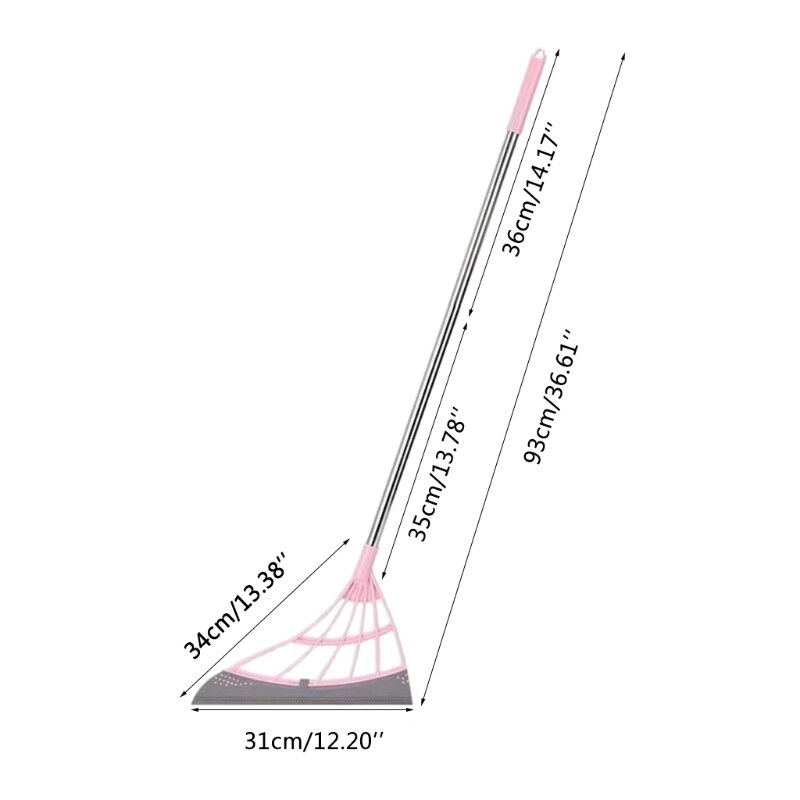 Balai magique multifonction 2 en 1, balayeuse sèche facilement le sol et élimine la saleté, de poignée suspendue pour le bureau et la maison