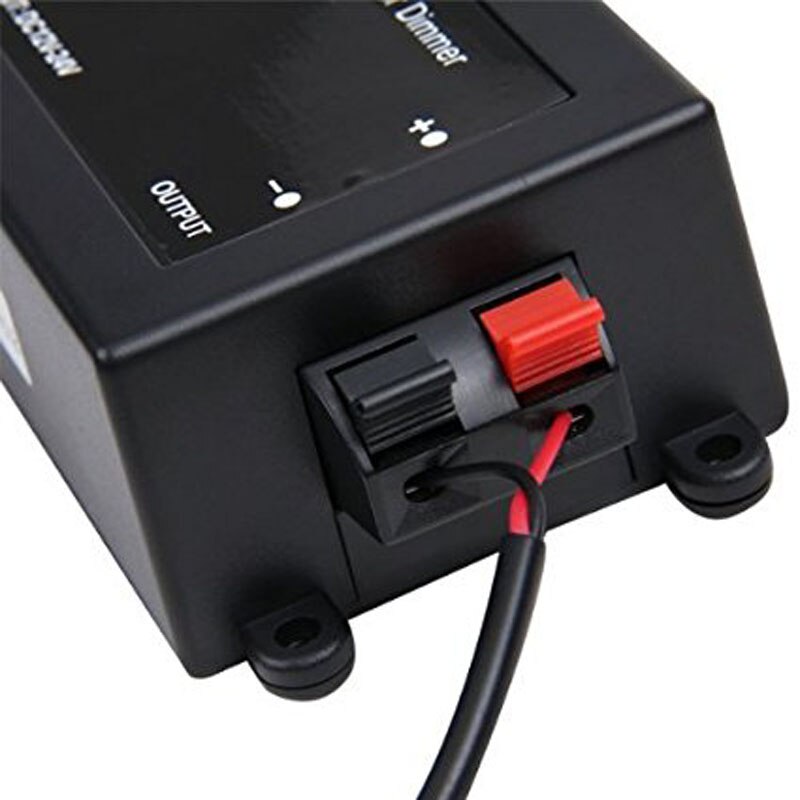 Led 12 v-24 v 8a dc enfärgad trådlös dimmer med rf-fjärrkontroll luminanskontroll för led spotlight lampremsa