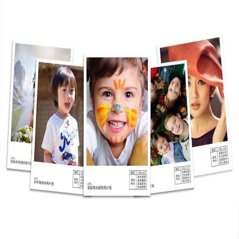 Photo Paper 3R,4R,5R,A3,A4,A5,A6 100 Sheets High Glossy Printer Photographic Paper Printing for Inkjet Printers Office Supplies