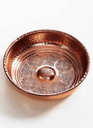Kobber tyrkisk hammam skål tyrkisk bad traditionel kalkun hånd hamret tyrkisk bad hammam spa skål hamam tasi lavet i tyrkiet