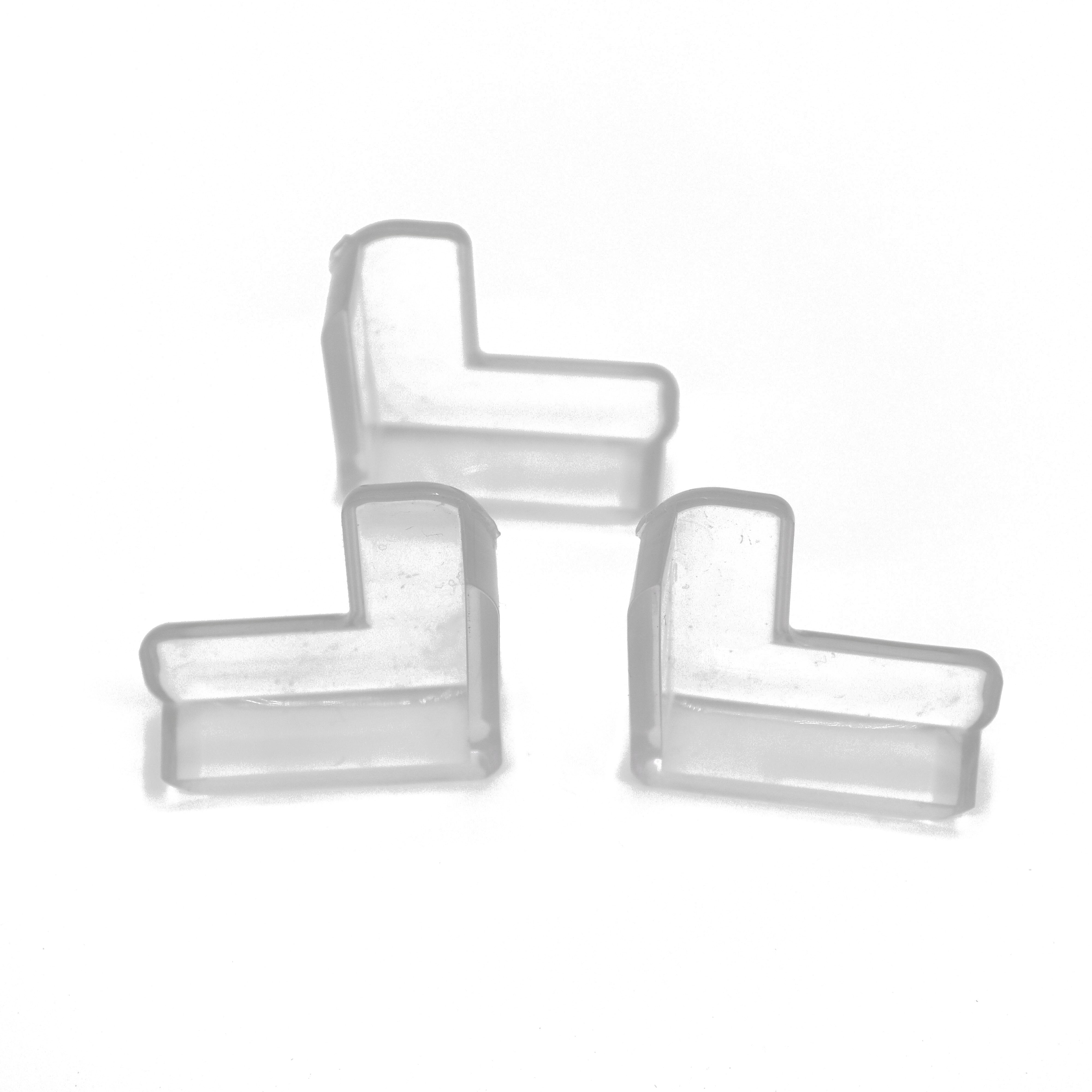 4 Pack mobili protezione angolare copertura trasparente morbido Silicone scrivania protezione angolare Kit di sicurezza per bambini striscia paraurti