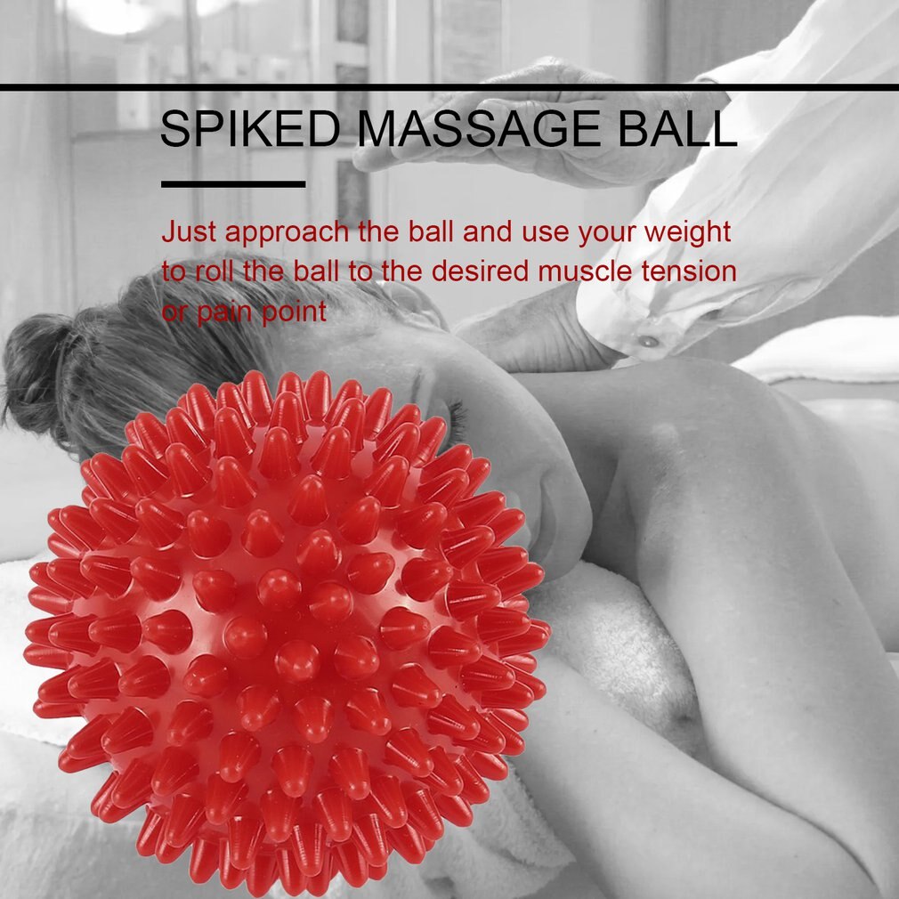 Durable PVC Spiky Massage Ball Trigger Point Sport Fitness Hand Foot Pain Relief Plantar Fasciitis Reliever Hedgehog 6/8cm Balls