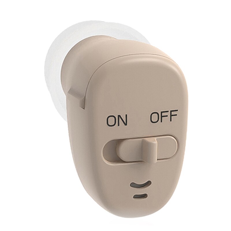 Mini Digital Hearing Aid For Deafness ITE Invisable Hearing Device for Elderly Moderate to Severe Hearing Loss Sound Amplifier: 1PC