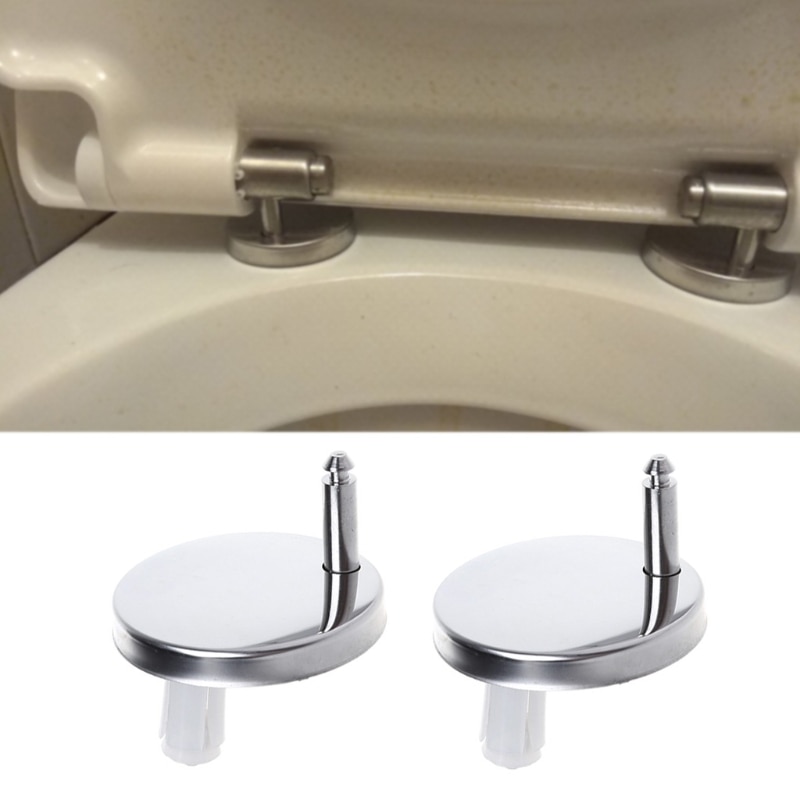 2 pièces fixation supérieure WC siège de toilette charnières raccords