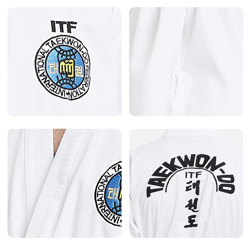 Itf uniform för träning pris taekwondo uniform för vuxna och barn