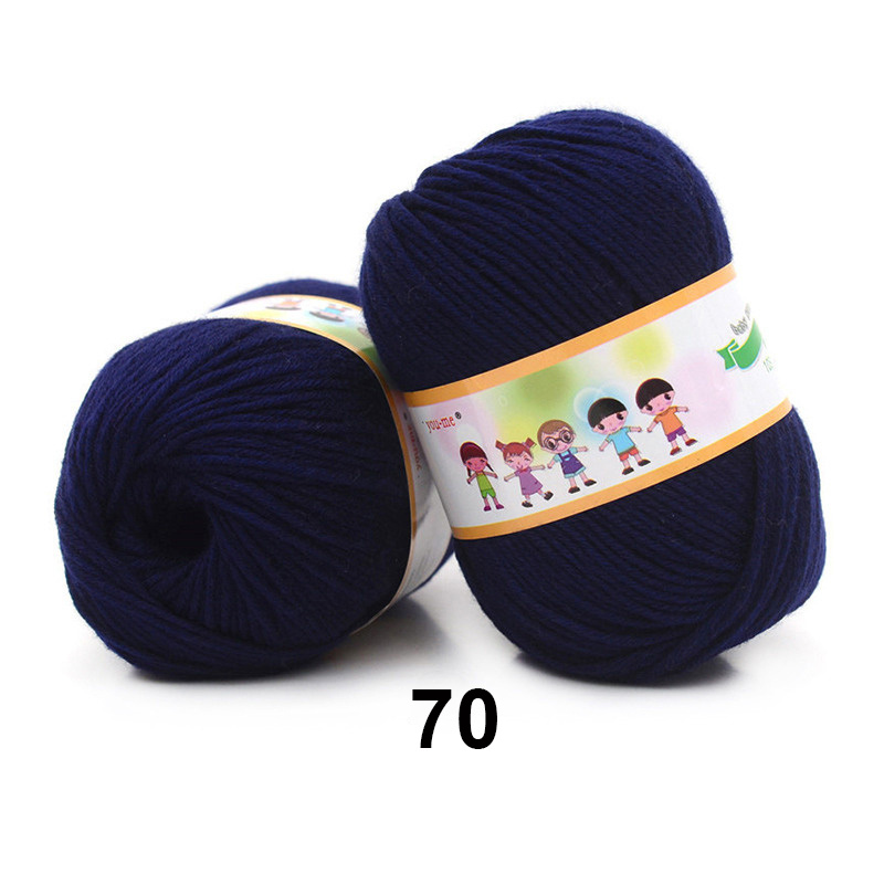 2pcsX50g Gebreid Garen voor Gehaakte Pop Baby Garen T-shirt Katoen Gemengd Garen Ilos Para Tejer Gebreide Estambre Para Tejer: GRIJS