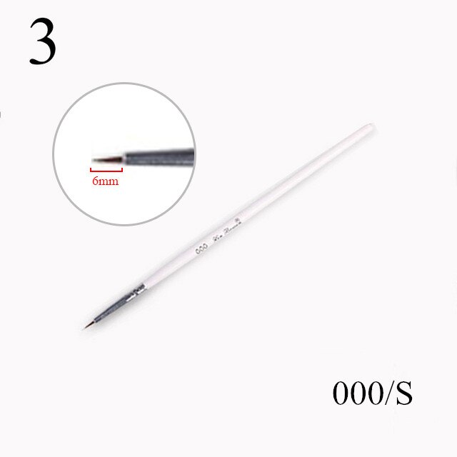 Artiste papeterie Fine peint à la main crochet ligne stylo pointe ronde aquarelle dessin peinture pinceau stylo Art fournitures
