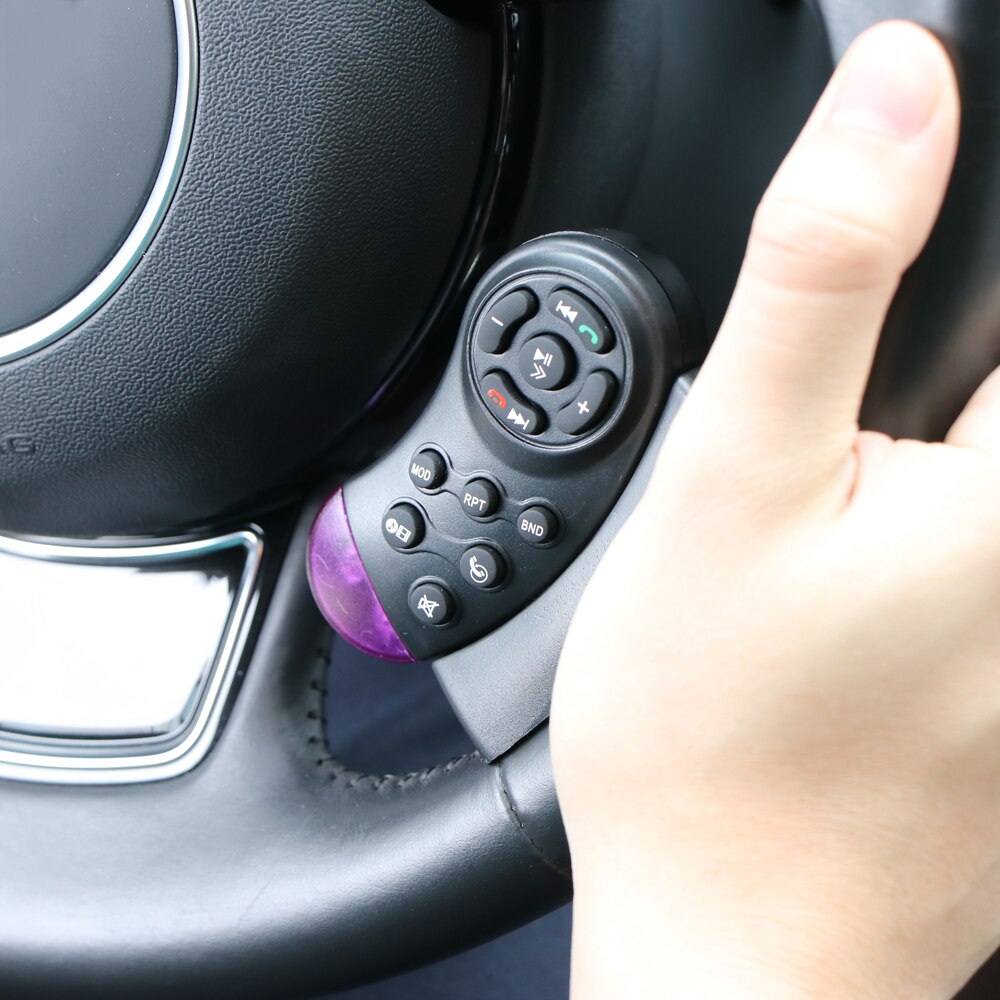 TiOODRE Car Steering Wheel Controller Car MP5 Multimedia Player DVD General Purpose Multimedia Portable 11-Key Controller
